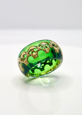 Green Skull Ring