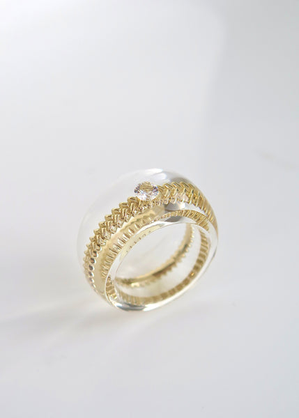 Herringbone Ring