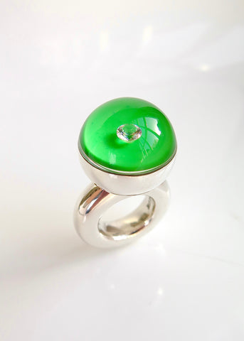 Green Ball Ring
