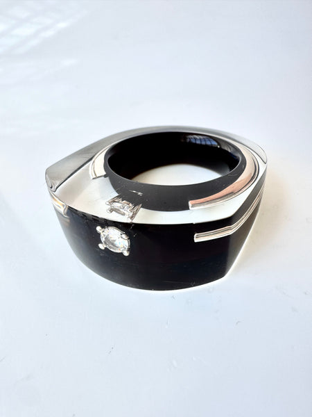 White Gold Tapered Ring