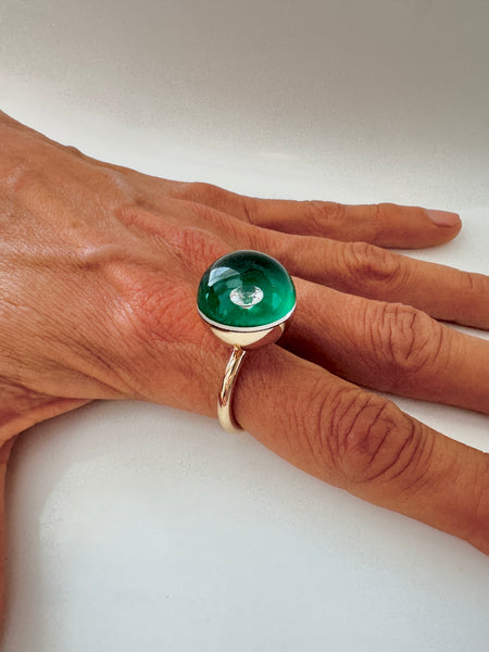 Bronze Ball Ring