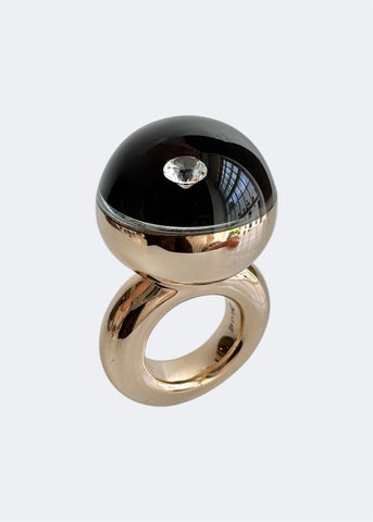 Bronze Big Ball Ring