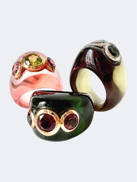 Pink Trilogy Ring