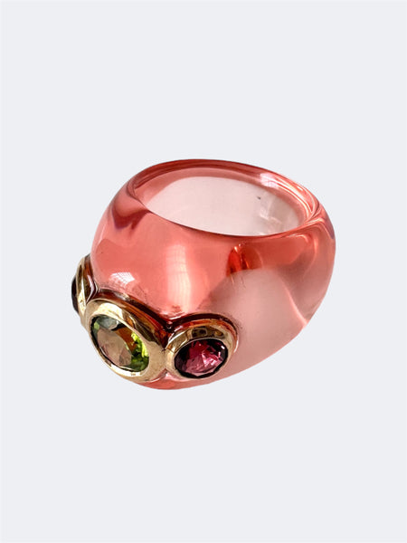 Pink Trilogy Ring