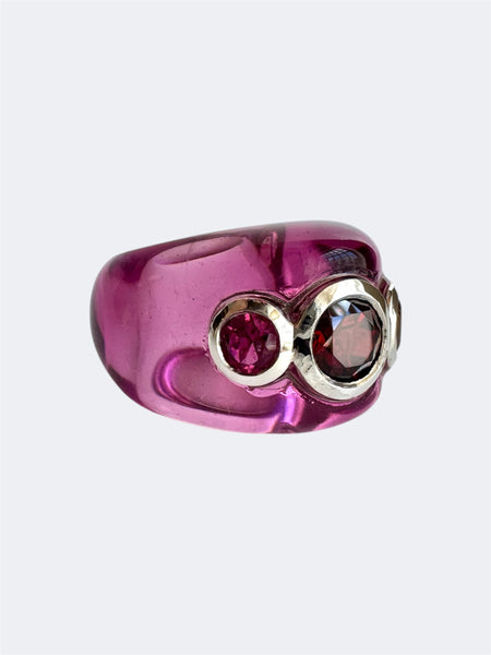 Purple Trilogy Ring
