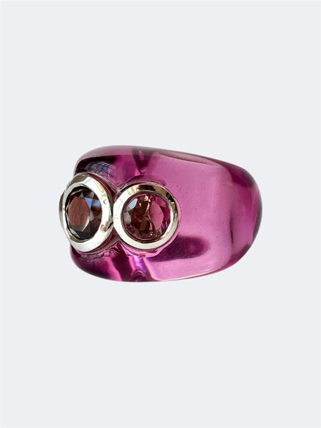 Purple Trilogy Ring